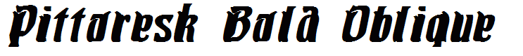 Pittoresk Bold Oblique