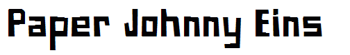 Paper Johnny Eins