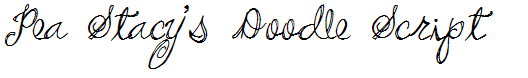 Pea Stacy's Doodle Script