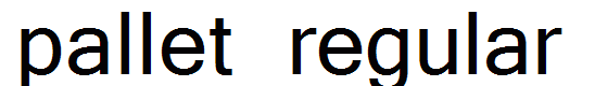 pallet regular