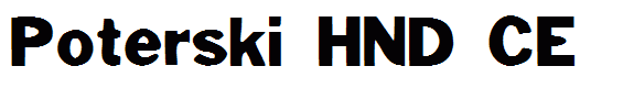 Poterski HND CE