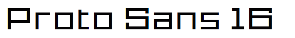 Proto Sans 16