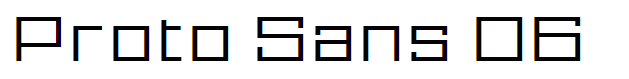 Proto Sans 06