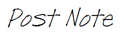 Post Note