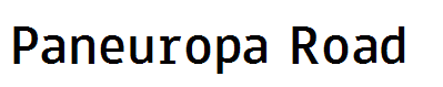 Paneuropa Road