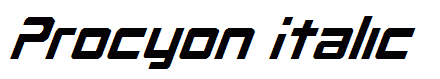 Procyon Italic
