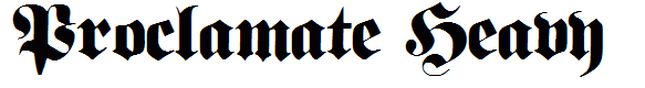 Proclamate Heavy
