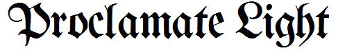Proclamate Light