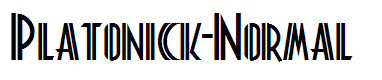 Platonick-Normal