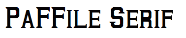 PaFFile Serif