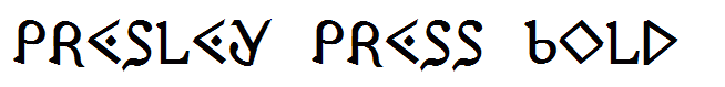 Presley Press Bold