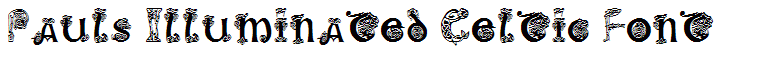 Pauls Illuminated Celtic Font