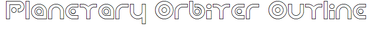 Planetary Orbiter Outline