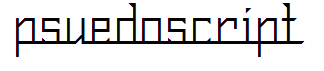 Psuedoscript