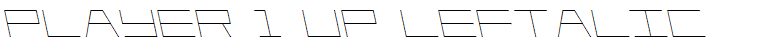 Player 1 Up Leftalic