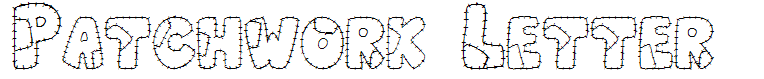 Patchwork Letter