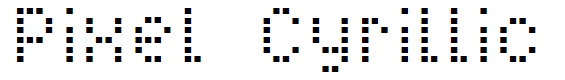 Pixel Cyrillic