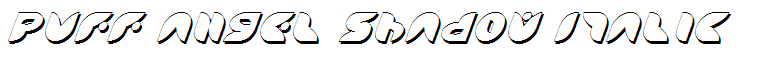 Puff Angel Shadow Italic