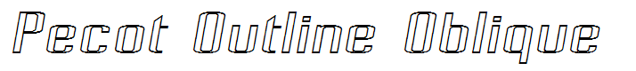 Pecot Outline Oblique