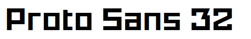 Proto Sans 32