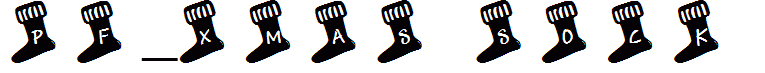 pf_xmas sock