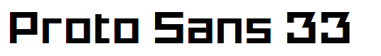 Proto Sans 33