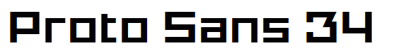 Proto Sans 34