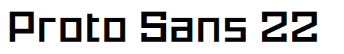 Proto Sans 22