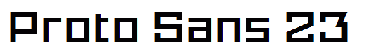 Proto Sans 23