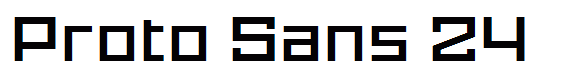 Proto Sans 24