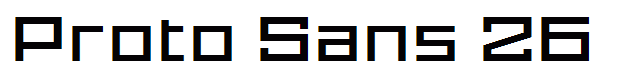 Proto Sans 26