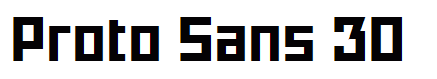 Proto Sans 30