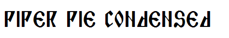 Piper Pie Condensed