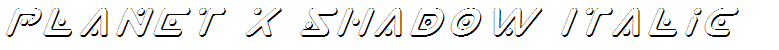 Planet X Shadow Italic