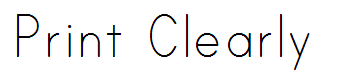 Print Clearly