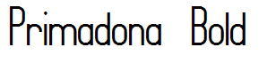 Primadona Bold