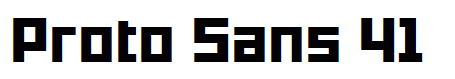 Proto Sans 41
