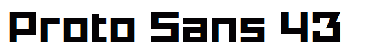 Proto Sans 43