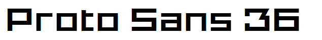 Proto Sans 36