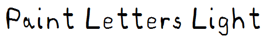 Paint Letters Light