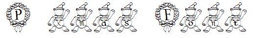 P-xmas Font