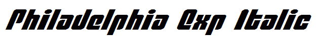 Philadelphia Exp Italic