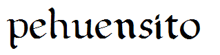 pehuensito