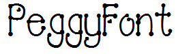 PeggyFont