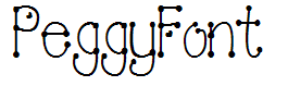 PeggyFont