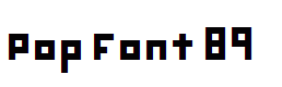 Pop Font 89