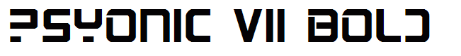 PsYonic VII Bold