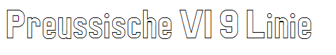 Preussische VI 9 Linie