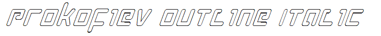 Prokofiev Outline Italic