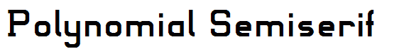 Polynomial Semiserif